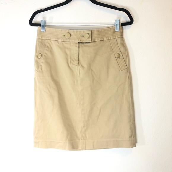 Jcrew women’s pencil skirt tan career size 2 - Picture 5 of 9